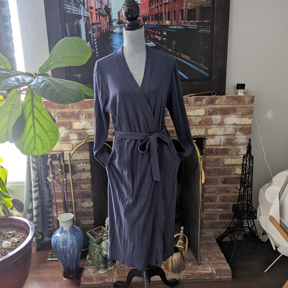 Victoria's Secret Unisex 100% Cotton Blue Robe M/L